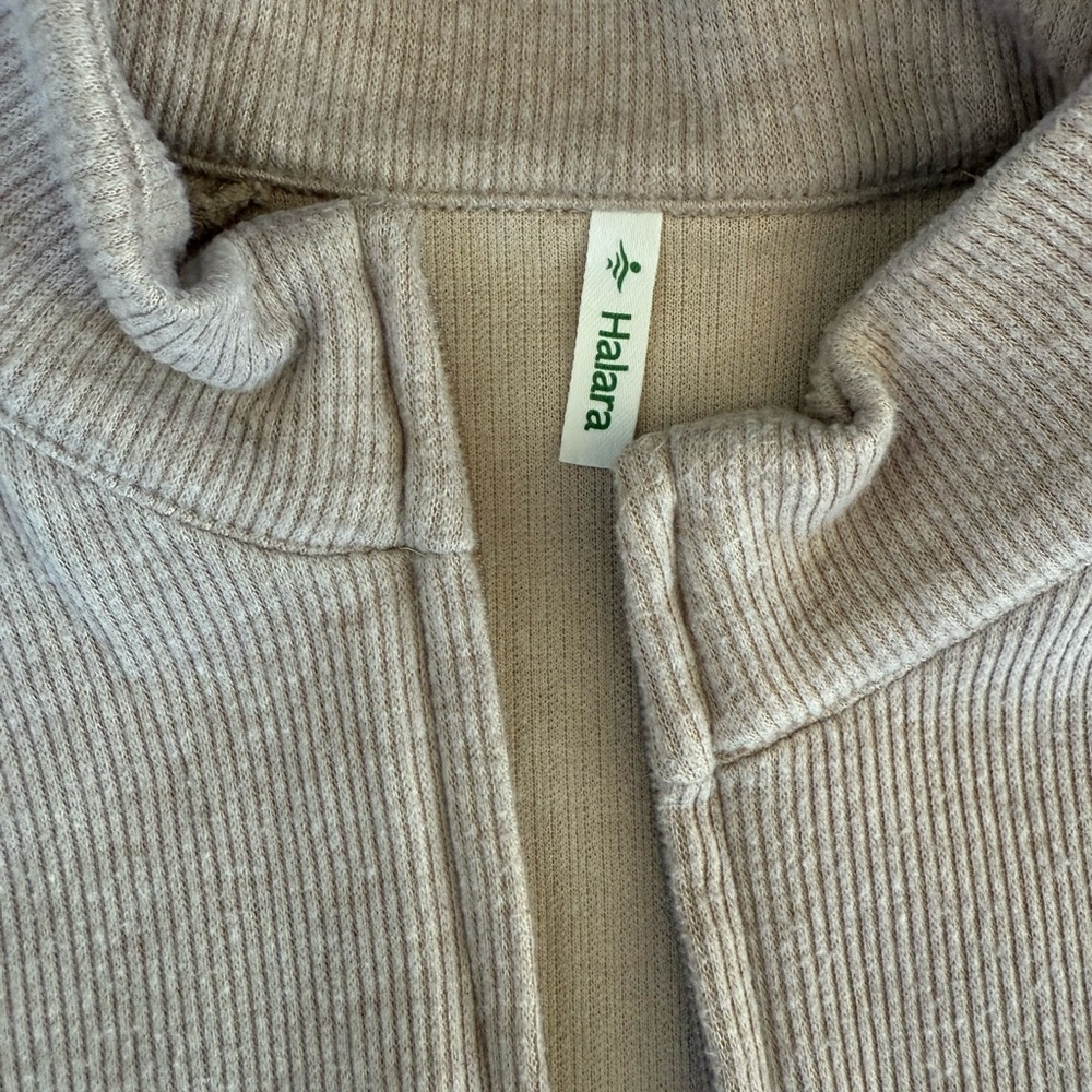 HALARA Light Beige Ribbed‎ Jacket - Picture 2 of 9